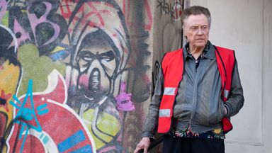 Christopher Walken is in BBC show The Outlaws. Pic: BBC